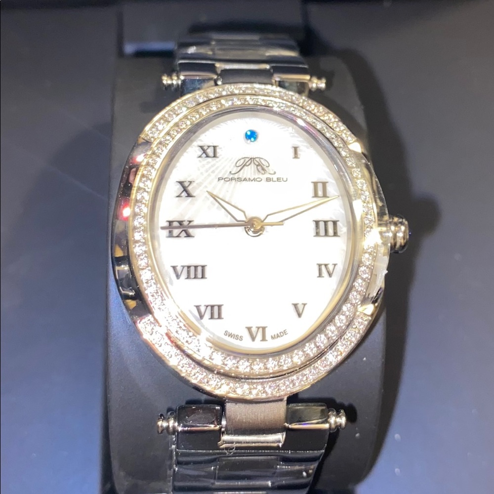 Porsamo Bleu silver “South Seas” stainless watch